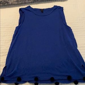 JCrew Pom Pom Tank